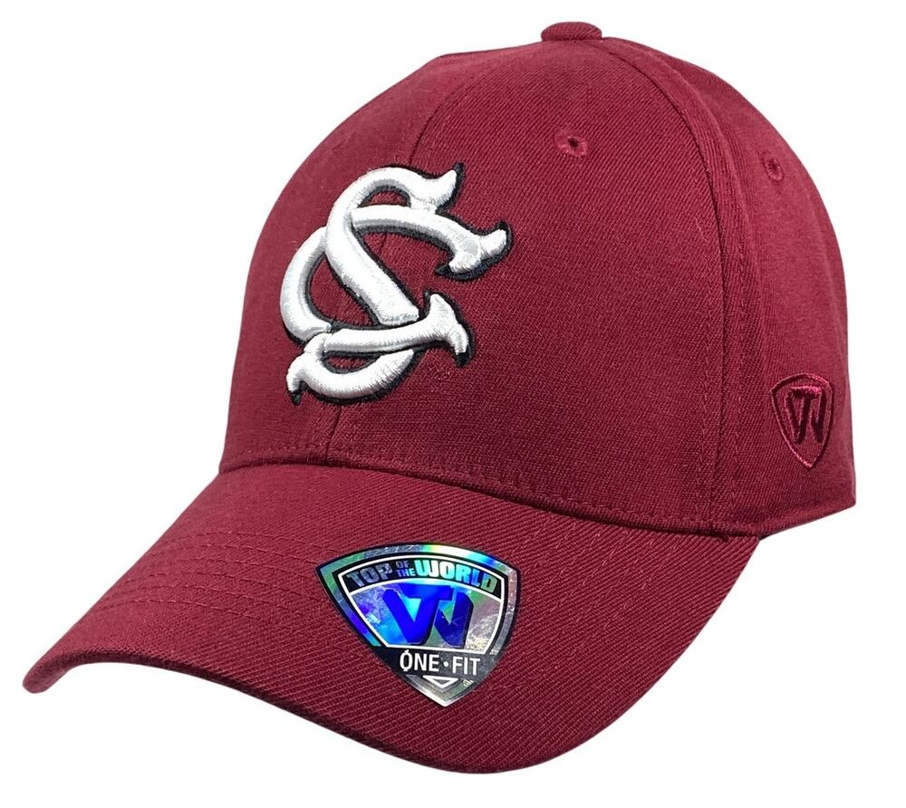 Top of the World South Carolina Gamecocks One-Fit Hat Unisex Garnet NCAA NWT